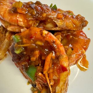 辣大虾 Gamberoni in salsa piccante