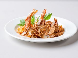 杏仁虾 Gamberi alle mandorle