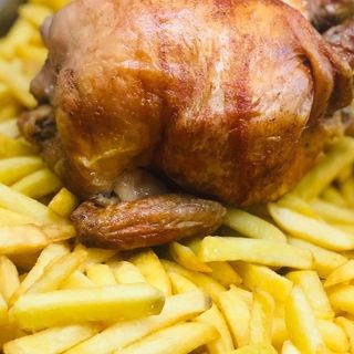 Mezzo pollo allo spiedo
