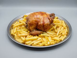 Mezzo pollo allo spiedo