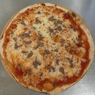 PIZZA CON SALSICIA