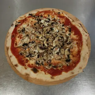 PIZZA CON FUNGHI CHAMPIGNON
