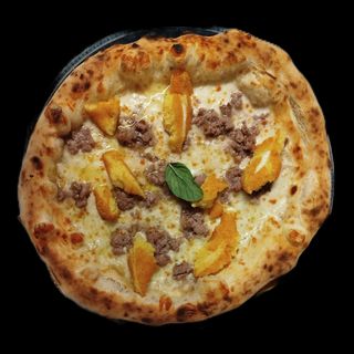 Croccopizza con salsiccia