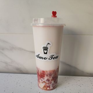 latte cocco con fragola