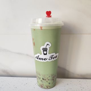 Matcha con fragola