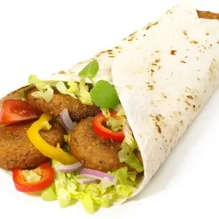 Piadina con falafel