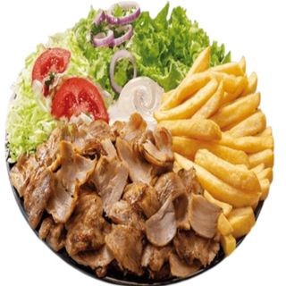 Piatto con kebab piccolo