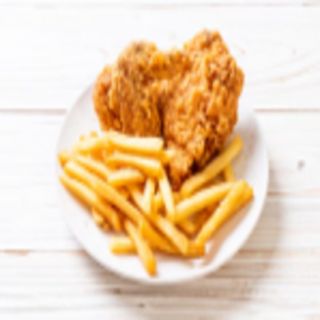 fried chicken 2pz with chips