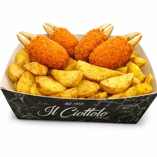 Porzione Patate & Kele Di Granchio 4 Pz