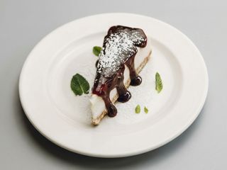Cheesecake ricotta e visciole