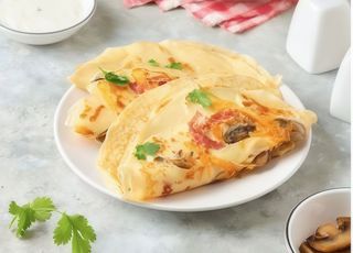 Crêpe con prosciutto cotto
