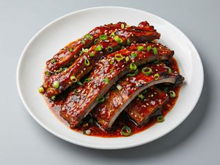 Puntine di maiale stufato piccante