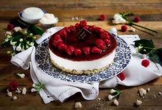 Cheesecake ai lamponi