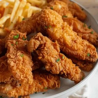 Crunchy chicken strips 