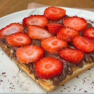 Waffle Con Fragola