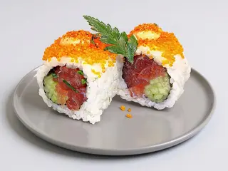 145. Fire maguro roll