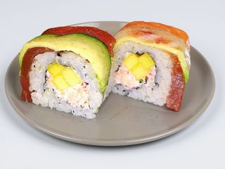 152. Rainbow roll - 8 pezzi 
