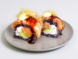 159. Black house roll - 8 pezzi