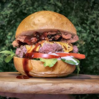 Componi il tuo panino con manzo triplo