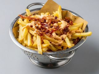 stick di patate con cheddar e bacon