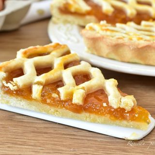 Crostata marmellata albicocca fetta 150 g