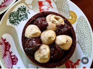 Crostatina farcita Kinder Bueno e Ferrero Rocher