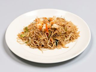 Spaghetti di Riso con Gamberi