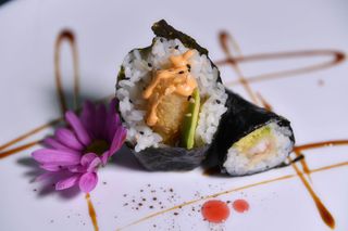 604. Temaki ebi fritti
