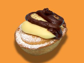 Pasticciotto crema e cioccolato