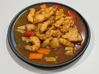 77. Pollo fritto in salsa agrodolce