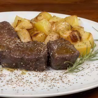 Filetto di manzo con patate
