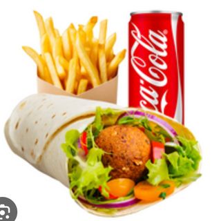 Piadina falafel- menu vegetariano