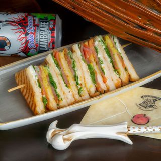 Sandwich con salmone