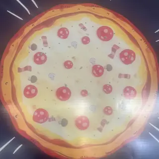 Menù pizza media