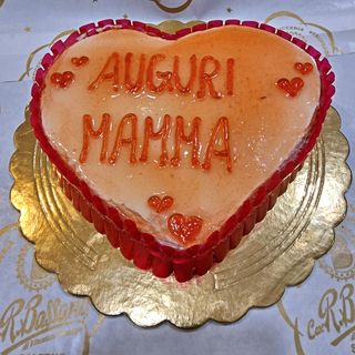 Torta Cuore di Mamma con gocce di cioccolato