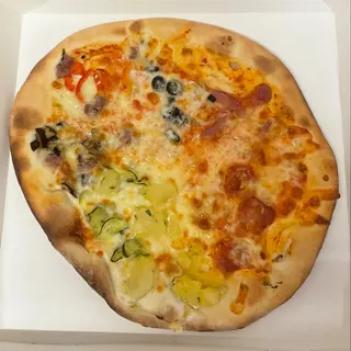 Pizza farcita mista