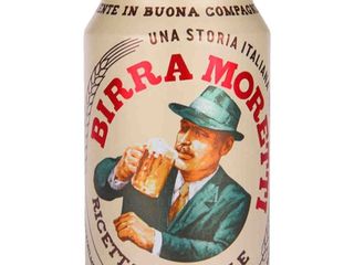 Lattina birra Moretti