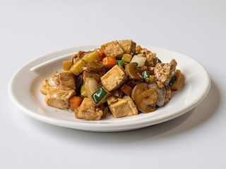 Verdura miste con tofu alla buddista