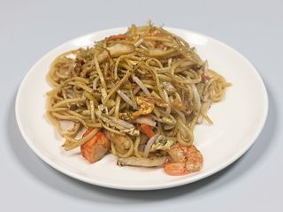 Noodles con frutti di mare