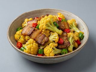 Cavolfiore in scodella di fuoco