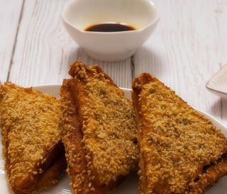 3 Toast di gamberi