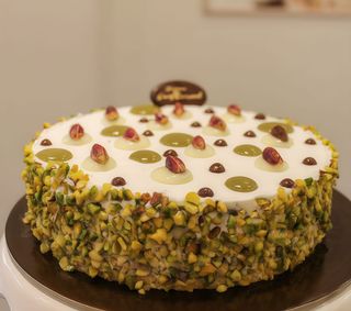 Torta semifreddo pistacchio e fior di latte 