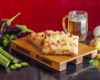 Bianca al prosciutto