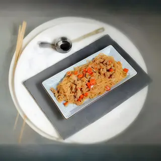 A88. Spaghetti di soia con maiale piccante*