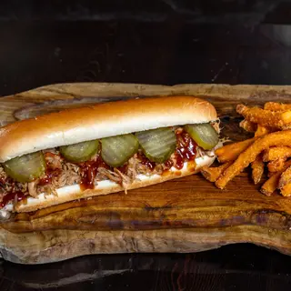Pulled pork sandwich + patate dolci