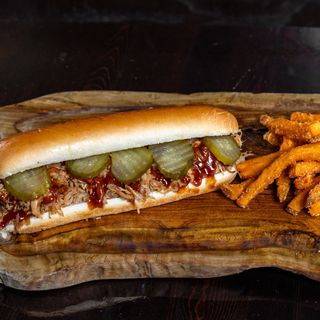 Pulled pork sandwich + patate dolci