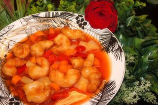 A134. Gamberi in salsa agrodolce*