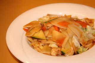 A95. Gnocchi di riso con gamberi*