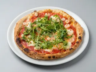 Gamberetti e rucola