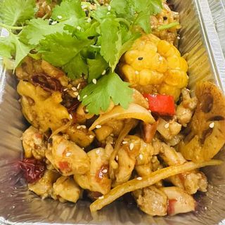 165 Pollo alla piastra metallica (piccante)